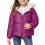 Παιδικό μπουφάν με κουκούλα και κλείσιμο με φερμουάρ και εσωτερική επένδυση από 4