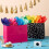 50ct Tissue Paper Colored - Multicolor Gift Packaging for Birthday & Easter, Solid Pattern, 16.5" x 24" 2