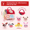 Plush Mini Farm House Set, Interactive Puzzle Sensory Development Detachable Animals Portable Play 3
