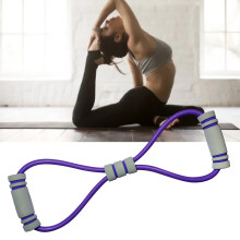 Abbildung 8 Fitness Widerstandsband 12mm TPE/NBR Lila für Heimtraining