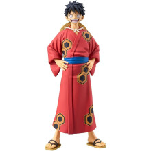 One Piece Wanokuni Yukata Monkey D. Ruffy Figur, 16 cm