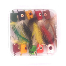 (10 pieces 8) Fly Fishing Lures Hook Exceptional Attention to Design with Bright Colors Suitable for Freshwater and Saltwater