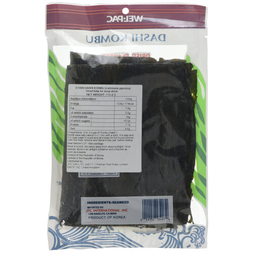 WEL-PAC Dashi Kombu Dried Kelp 113.4 g 1