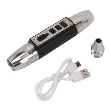 Gemstone Identification Flashlight Jade Appraisal Light Rechargeable Pen Light Super Bright LEDs Four Light Sources USB Charging Port Double Head