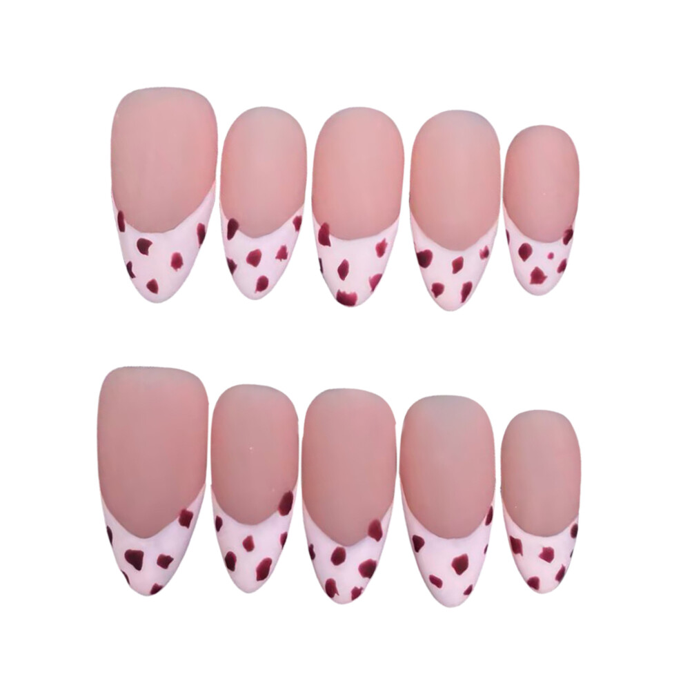Bright-Home (Xs) 10Pcs Matte Nude False Nails With French Tip Ultra-Flexible Long Lasting Fake Nails For Manicure Lovers And Beauty Blogg