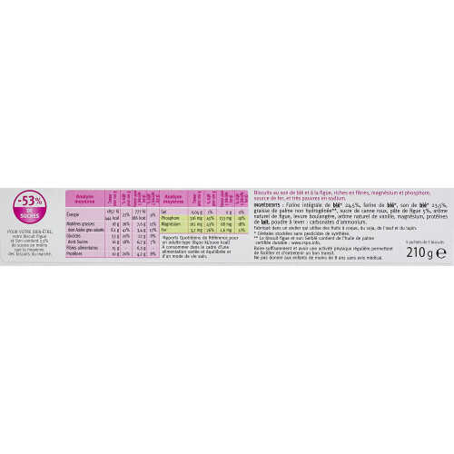 Gerbl? fig cookies and its 210g 1