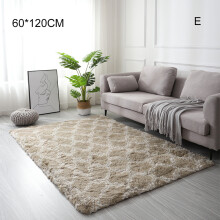 (E) Soft Fluffy Bedroom Carpet Dense Short Plush Non-slip Non-linting High Strength Water Absorption Indoor Carpet