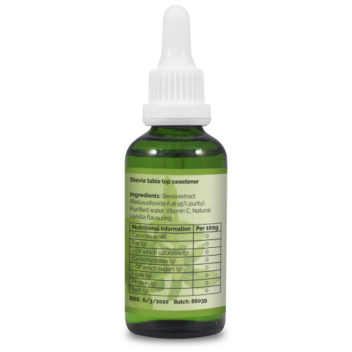 NKD Living Pure Stevia Liquid Drops (Vanilla 100ml) 2