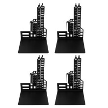 Decorative Book Stand Iron Bookends Multi Function Book Holder Metal Book Organizer With Non Slip Base And Lightweight Build For Home Study