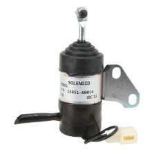 Fuel Supply Cut Off Solenoid12Vdc Heavy Duty Replacement for Kubota BX2230D RTV900R RTV900T B7410D BX1500D BX1800D Aluminum Alloy Corrosion