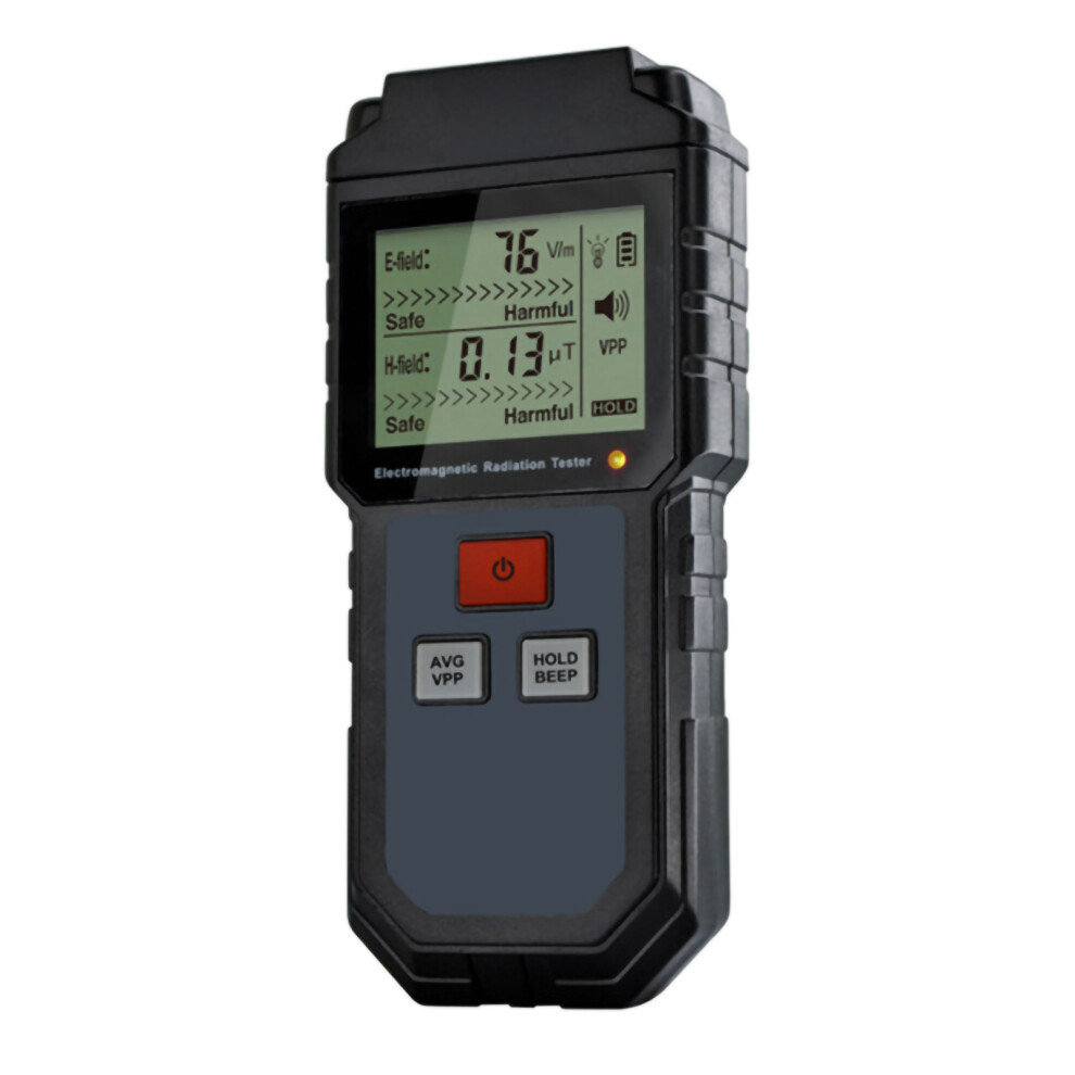 Digital Electromagnetic Field Tester Lcd Display Multi Function Sound And Light Alarm Radiation Detection Device For Environmental Safety 9191629203734