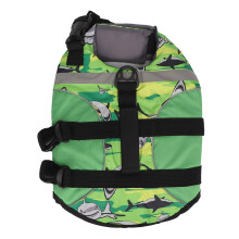 Outdoor Pet Swimming Suit Lightweight Ergonomic Fit Life Jacket For Dogs With Rugged Nylon And Mesh Fabric