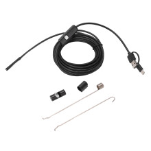 Inspection Camera With HD Endoscope And Borescope Capabilities, Adjustable LED Lights And Powerful Compatibility For Precision Diagnostics