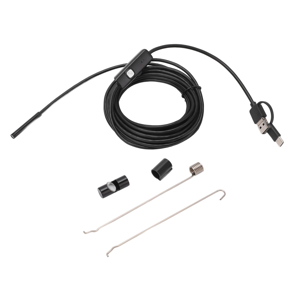 Portable Endoscope Inspection Tool, Hd Borescope With Waterproof And Adjustable Led Lights For Automotive And Plumbing Applications 9551475245553