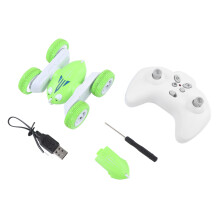 Coche teledirigido infantil con tracción a las cuatro ruedas, faros delanteros y batería de carga rápida para largas sesiones de juego en casa o