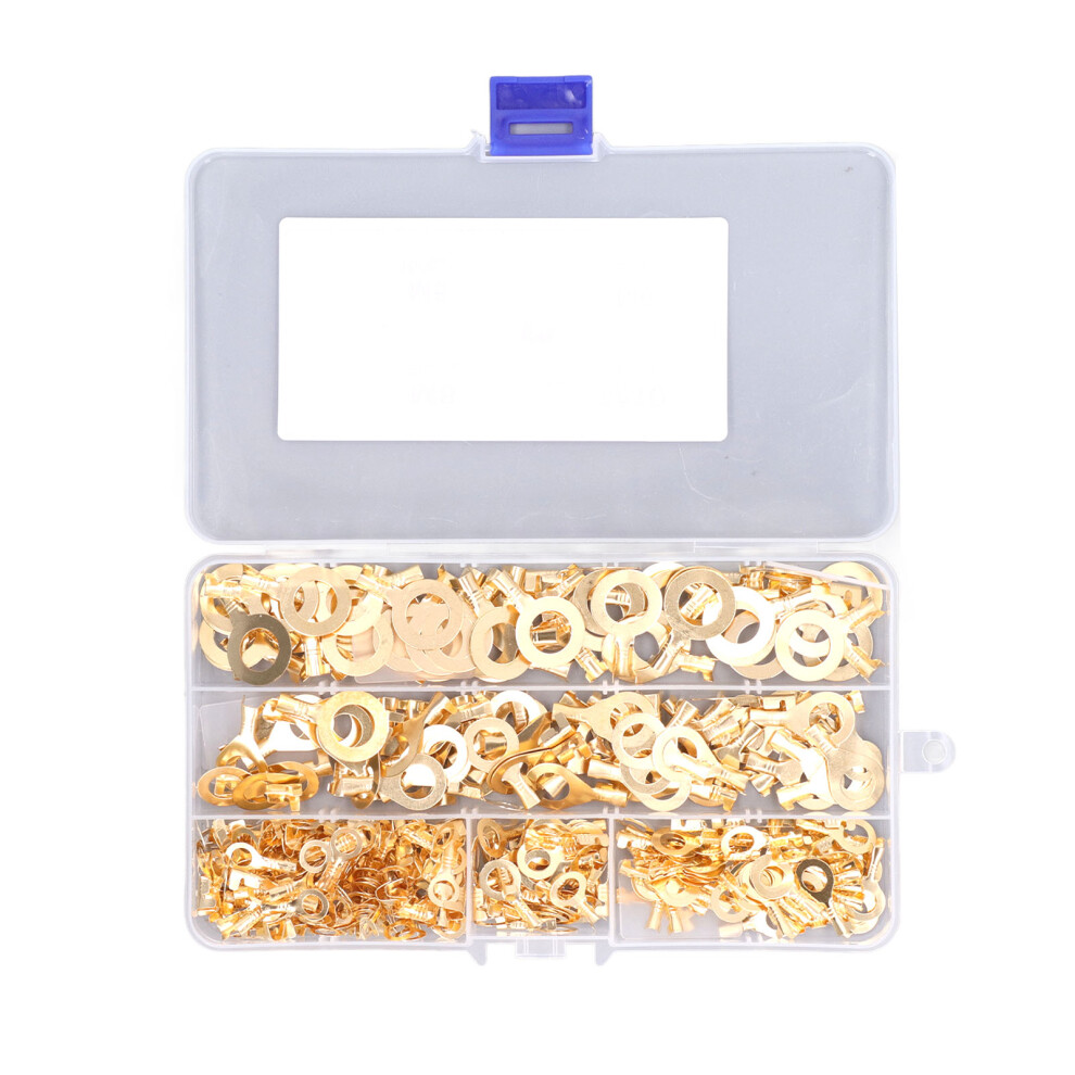 Good Workmanship Open Barrel Wire Ring Cable Lugs Stable Connection Premium Copper Material For Durable Electrical Connections 9370362823366
