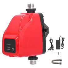 Pompa di aumento automatico della pressione dell'acqua ad energia solare, funzionamento silenzioso a 24 V CC, prevalenza massima 25 metri, mini pompa