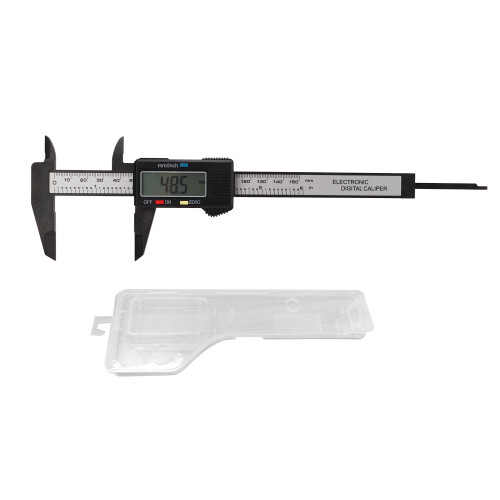 Electronic Micrometer Ruler For Precision Work, LCD Screen Digital Caliper With Zero Reset Function4Measuring Functions Inch And Millimeter