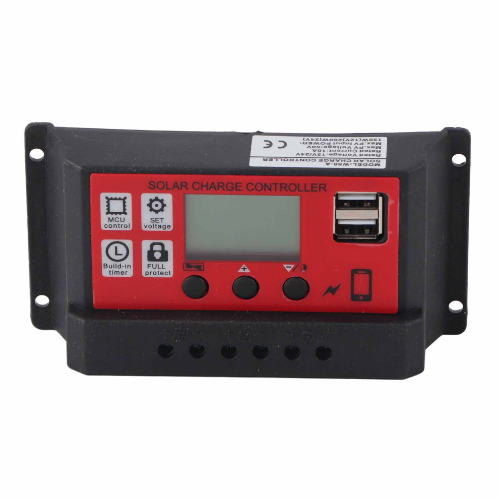 High Conversion Efficiency Solar Charge Controller Battery Intelligent Regulator Lcd Display Controller Panel3stage Charging Management Over 9180479458692