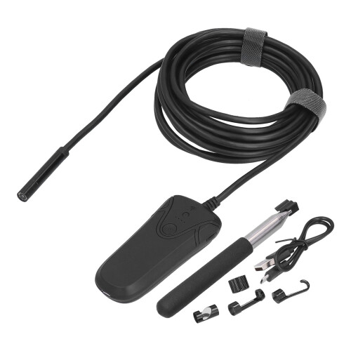 Adjustable LED Lights Endoscope Camera With Light For Drainage HD Imaging System Waterproof IP68Semi Rigid Cable Easy Connection High Compatibility