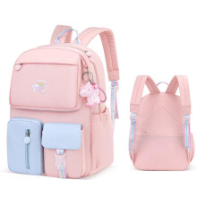 Cute School Backpack for Girls, Multi Compartments with Waterproof Material Fashionable Design Lightweight Large Capacity with Adjustable Shoulder