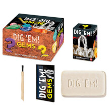 Kit scientifico interattivo per bambini: avventura ed esplorazione educativa di vere pietre preziose con scoperta di cristalli naturali.