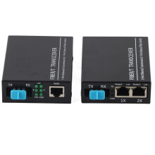 Gigabit Ethernet hálózati infrastruktúrák Fiber Ethernet médiaátalakító Kiváló minőségű fémház Stabil adatátvitel Csatlakoztasd és