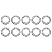 Industrielles Rillenkugellager aus Edelstahl, doppelt abgedichtet, radial-axial belastbar, korrosionsbeständig, für Motoren und Skateboards (45 x