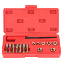Easy To Use And Organize Thread Restorer Tools Universal Thread Repair Rethreading Tool Set Carbon Steel Material With Portable Case Included Spark