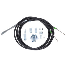 Kit de cable de freno de emergencia universal con núcleo metálico de alta resistencia, resistente a la corrosión, ajustable para frenos de tambor