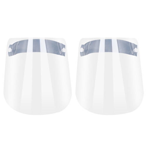 Protective Face Visor With Adjustable Headband And Crystal Clear Anti Fog Surface Designed For Full Face Coverage And Durable Everyday Use