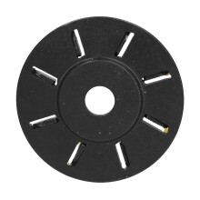 Durable Electric Hoof Tool Sharp Alloy Steel Blades Six-Tooth Wood Milling Disc Hard Tungsten Steel Construction Suitable for Polishing and Shaping