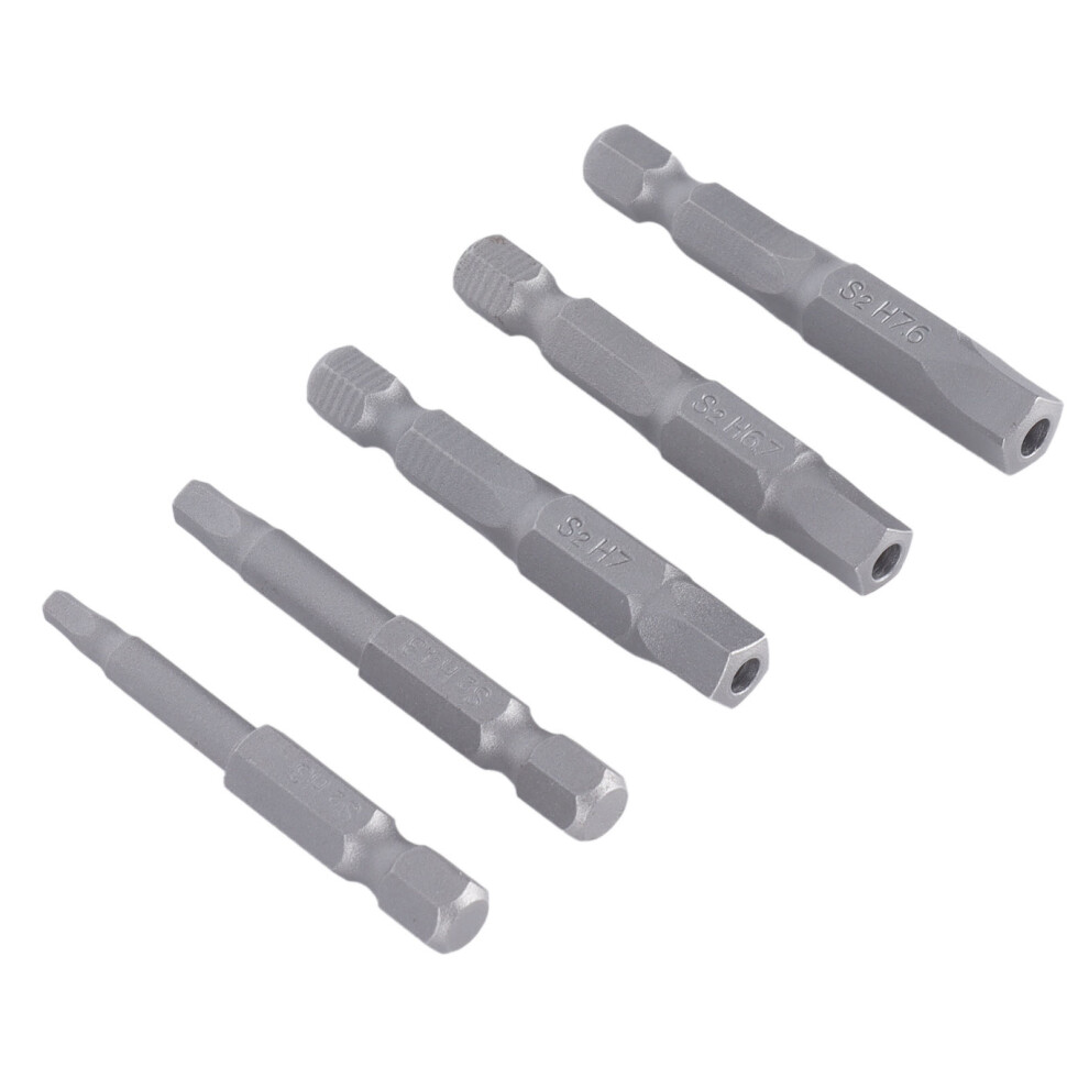 Security Head Screwdriver Bits Set Magnetic Tamper Proof Pentagon Drive S2steel Hex Shank Industrial Strength Bit Set For Drills And Screwdrivers 9191629205448