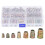 Wood Threaded Insert Nuts Set, Corrosion Resistant Zinc Alloy Self Tapping Designed External Thread Hex Socket Drive Tapered External Threads With 1