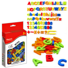 Adjustable Vocabulary Building Educational Toy Set Magnetic Letters Numbers Alphabet Preschool Learning Spelling Counting Colorful Plastic ABC123