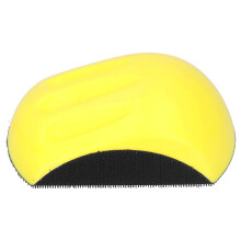 Flexible Composite Material Sanding Mouse Hook And Loop Hand Sanding Block Ergonomically Designed Wood Furniture Restoration Easy Removal Of Sanding