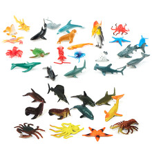 Educational Toys Realistic Cake Toppers Ocean Animal Figurines Creative Play Under The Sea Life Figure Bath Toys Aquarium Decorations Early Education