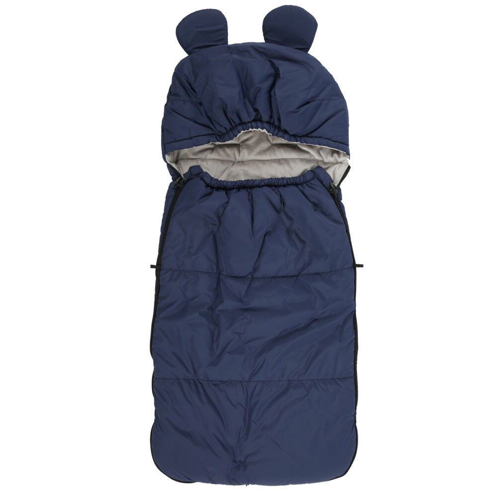 Premium Insulated Stroller Footmuff Universal Warm Winter Bunting Bag Waterproof Sleeping Bag Temperature Regulation Ergonomic Hood Adjustable Height