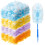 150 count Duster Refills Compatible with Dusters Disposable Replacement Thickened with 1 Handle for Cleaning, Office (Yellow,Blue,Orange,Purple) 1