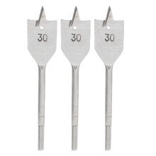 Holzbohrer-Set aus hochkohlenstoffhaltigem Stahl – Scharfe Schneide, geringes Ausbrechen, präzise Positionierung, lange Lebensdauer, flaches