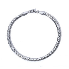 Brățară din oțel inoxidabil de 4 mm, finisaj titan lustruit
