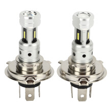 High Brightness H4LED Headlight Bulbs CSP Chips Cool White Light Easy Installation Plug And Play Universal Fit For Motorcycles Long Life Focused