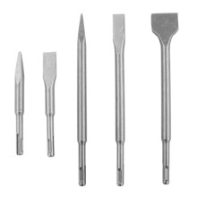 Demolition Hammer Compatible Chisel For High Efficiency Removal, Rotary Hammer Drill Compatible Concrete Scraping Ergonomic Angle Design SDS Plus