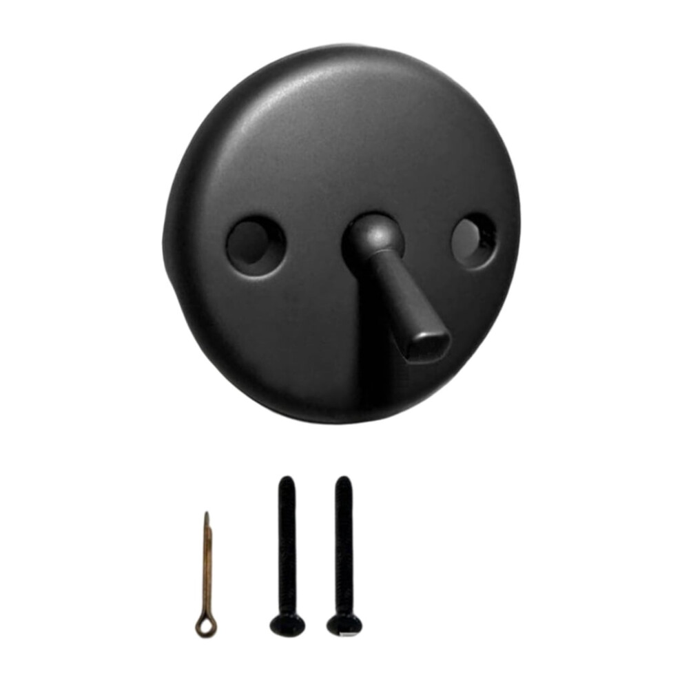 Bathtub Overflow Drain Cover Zinc Alloy Double Screw 902370183966