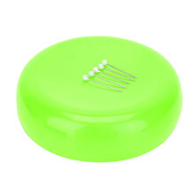 Portable Magnetic Pin Holder For Sewing, Strong Magnet Design That Gathers Dropped Pins Quickly, Elegant Round Organizer For Needle And Clip Storage