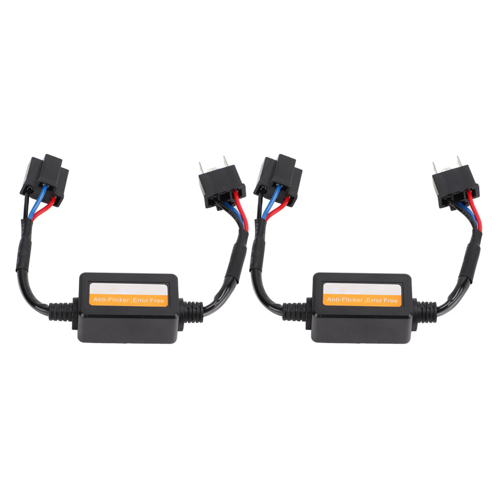 Universal Fit Car Led Headlight Decoder Plug And Play Anti Flicker Relay Adapter Capacitive Decoder With Interference Absorption Circuit High Quality 9180479956389