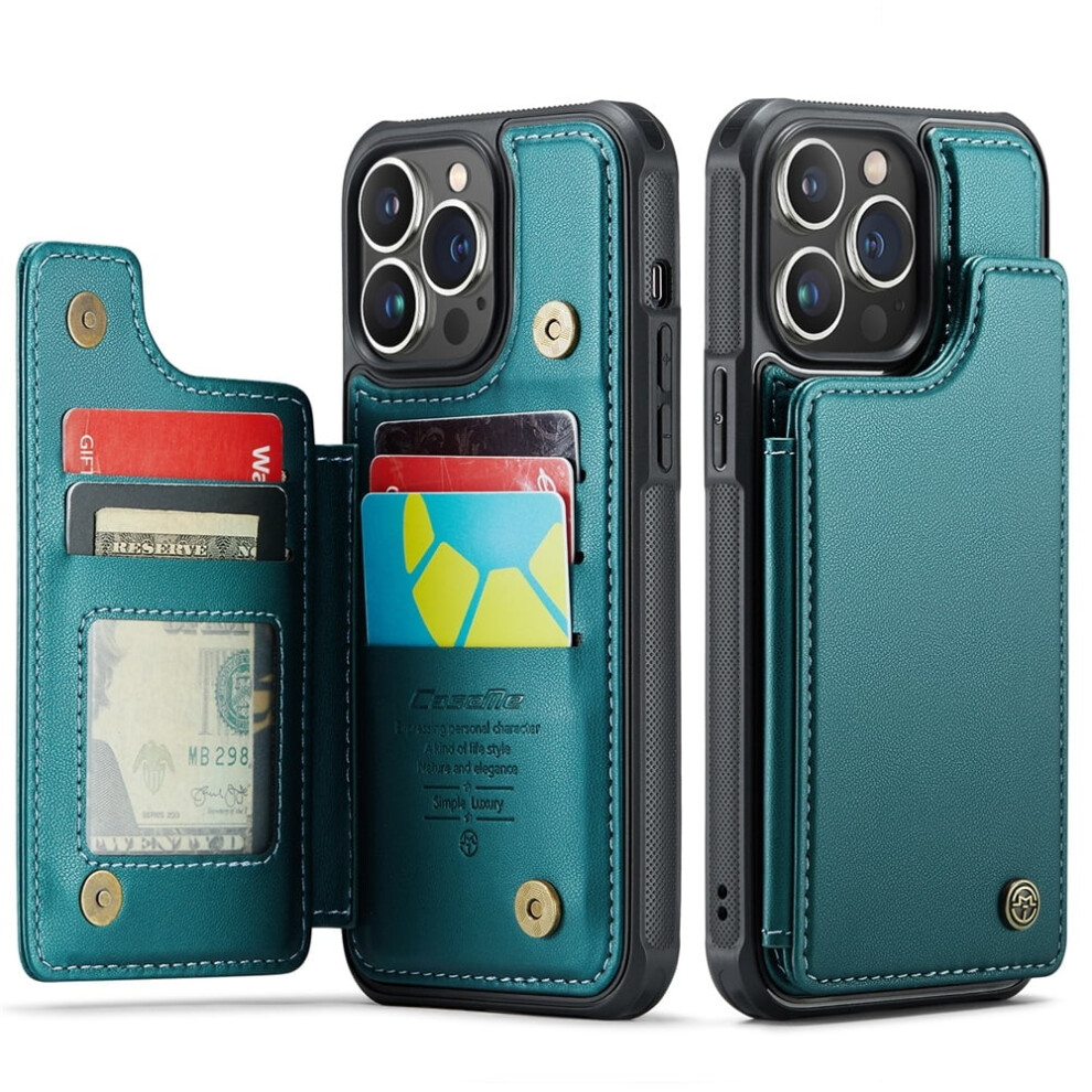 Caseme Leather Wallet Case For Iphone 13 Pro MaxâRfid Blocking, Magnetic Clasp, Kickstand, Shockproof, Compatible With Iphone 13 Pro Max 9558633016161