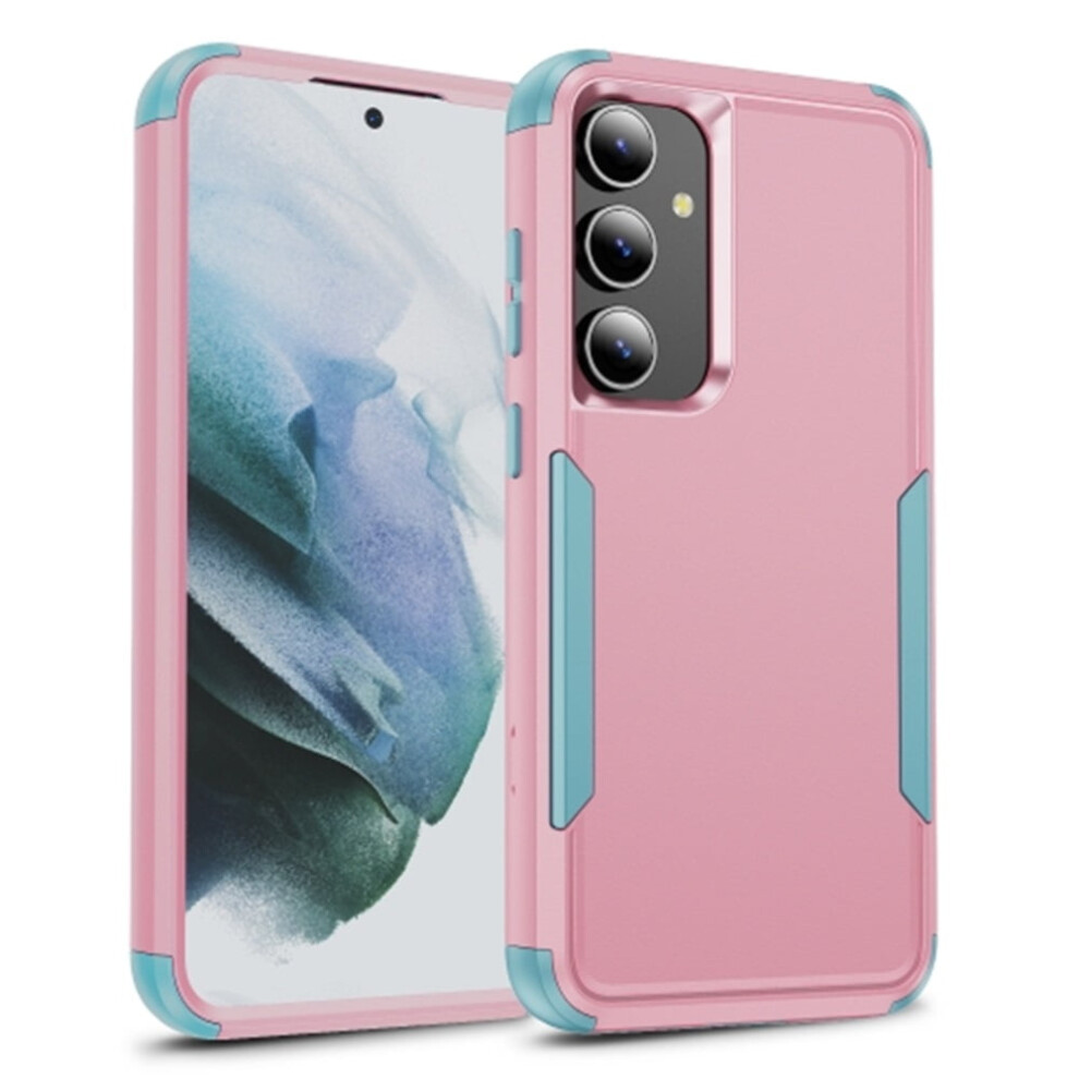 Heavy Duty 3-Layer Bumper Case For Samsung Galaxy S24 5G 6.2", Shockproof & Dropproof, Full Rubber Armor, +Mint Â Compatible With Samsung Galaxy Pink 9558633016345