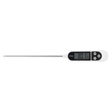 Schnelles digitales Lebensmittelthermometer mit langer Edelstahlsonde, präziser Messung, automatischer Abschaltautomatik, wasserdicht, ideal zum