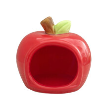 Ceramic Hideout Hamster House Food Bowl All Season Use Suitable for Small Pets Gerbils Ferrets